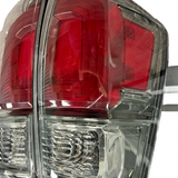 JX Racing left and right tail light assembly pair for 2016-2023 Toyota Tacoma with red lens and black ABS housing - view 2