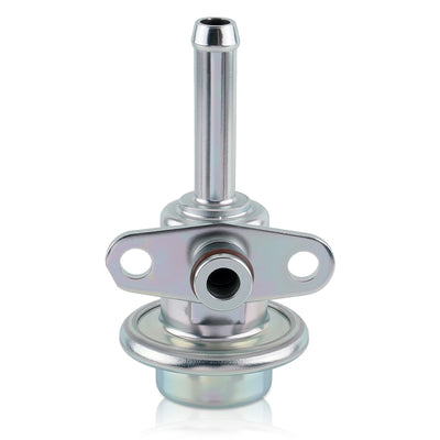 Genuine OEM Nissan fuel pressure regulator part number 2267038U00 in original packaging, metal construction