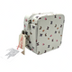 Cat & Jack Butterfly Faux Leather Travel Jewelry Case – White