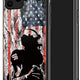 DJSOK iPhone 11 Pro Max American Flag Football Bumper Case – Military Grade