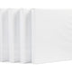 AmazonBasics 1-Inch White 3-Ring Binders 4-Pack with Interior Pockets