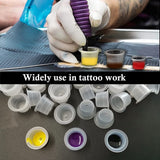Urknall 300-Piece Disposable Tattoo Ink Cups – Mixed Size Small, Medium & Large — view 4 of 8