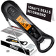 NIUTA Instant Read Meat Thermometer – Waterproof LCD Grill Probe