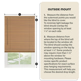 Achim Pearl White cordless vinyl mini blind with 1-inch slats mounted on window, 37x64 inches, light filtering - view 5