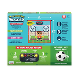 Chuckle & Roar indoor soccer door mount game with colorful lights, soft ball, and adjustable difficulty for kids ages 3 and up - view 5