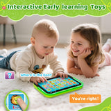 Green GMAOPHY 2-in-1 kids learning laptop tablet toy with keyboard and detachable screen for toddlers ages 1 to 3 - view 5