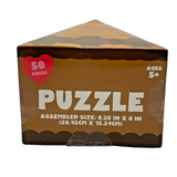 Chocolate Cake Slice 50-Piece Jigsaw Puzzle in Novelty Gift Box – Ages 5+ — view 1 of 2