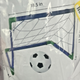 Mini Kids Portable Soccer Goal Set – 18.5x13.25in Indoor & Outdoor Net