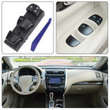 Obaee black 6-button driver power window switch with orange backlight and 3+16 pin connector for Nissan Altima Sentra - view 7