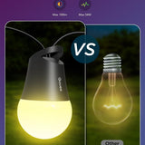 Govee H7039 144ft RGBIC Smart Outdoor String Lights – 45 Bulbs WiFi — view 7 of 8