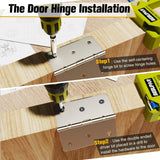 Sebupar Door Hinge Jig Mortiser Router Template Kit – Fits 3" to 5" Hinges – Open Box — view 6 of 8