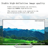 CORN silver HDMI male to DisplayPort female adapter cable DZ-X-131 with gold-plated connectors, 6.5 inches - view 6