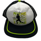 ESPN PrimeTime Football Trucker Hat – Neon Green Flat Brim Snapback Cap