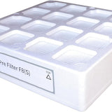 White H13 HEPA replacement filter panel 12.8x12.8x3 inches compatible with IQAir HealthPro 100 150 250 air purifiers - view 3