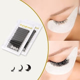 Bingling easy fan DD curl eyelash extensions tray 0.07mm 8mm black silk volume lashes cruelty free - view 2