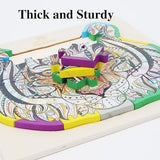 HOGYBERK wooden tiger puzzle with colorful hardwood pieces and storage box, 8.86 by 8.66 inches, for toddlers ages 3 to 5 - view 7