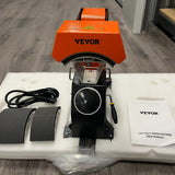 VEVOR F136 3-in-1 automatic hat heat press machine with three interchangeable platens and knob digital control panel - view 2