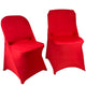 10-Pack Red Stretch Spandex Folding Chair Covers – Waterproof & Fitted