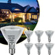 Ivyemons PAR30 75W Halogen Flood Light Bulbs 6-Pack E26 Dimmable 2800K