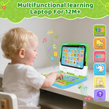 Green GMAOPHY 2-in-1 kids learning laptop tablet toy with keyboard and detachable screen for toddlers ages 1 to 3 - view 3