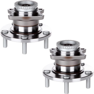 SCITOO 2-piece rear wheel hub bearing assembly set part 512274 for Mitsubishi Eclipse and Galant, uncoated alloy steel