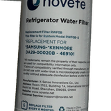 Novete DA29-00020B white refrigerator water filter replacement compatible with Samsung HAF-CIN EXP models - view 2