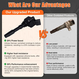 GYbenzi 4 ignition coils and 4 iridium spark plugs kit for VW Jetta Passat Tiguan Audi A3 A4 replacement set - view 3