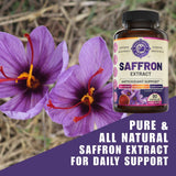 Whole World Wellness Saffron Extract – Mood, Memory & Focus Support, 90 Capsules — view 4 of 8