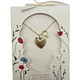 A New Day 14K Gold Dipped Heart Pendant Necklace with CZ Charm