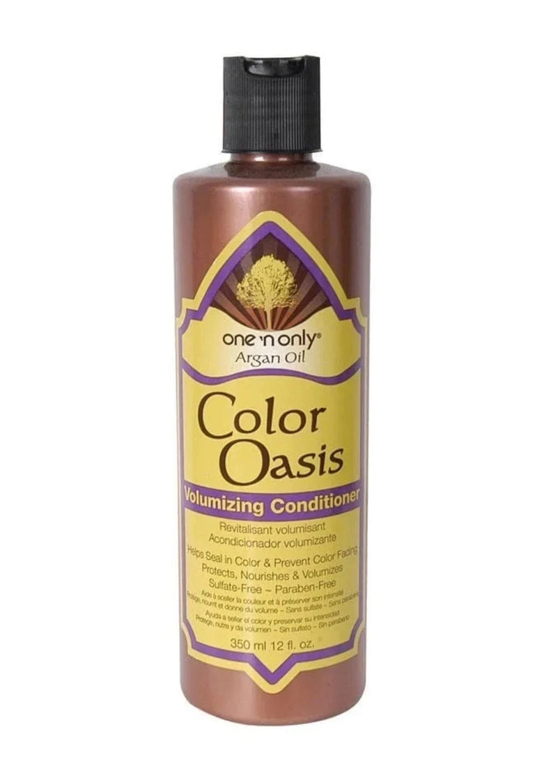 One N Only Argan Oil Volumizing Conditioner 12oz Color Oasis sulfate-free bottle for color-treated hair