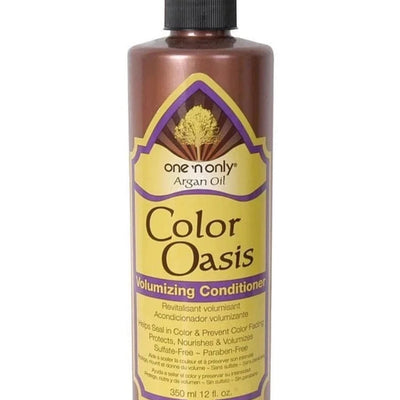 One N Only Argan Oil Volumizing Conditioner 12oz Color Oasis sulfate-free bottle for color-treated hair