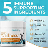 Sealed bottle of Juvenon Immune Wellness supplement 30 capsules with Beta D-Glucan, Quercefit and Chelated Zinc - view 2