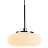 Kinglong glass pendant light with antique chrome finish and adjustable 59-inch cord for kitchen island or dining room