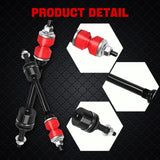 YDYKPOWER black steel front sway bar end links K80894 for Dodge Ram 1500 4WD replacement stabilizer link kit - view 3