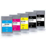 Meagiis PFI-030 5-Pack Pigment Ink Cartridges for Canon imagePROGRAF TA-20 TA-30 – Open Box — view 2 of 8