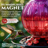 Grete Gotye 26oz Glass Hummingbird Feeder - 5 Ports, Leakproof, Hanging — view 2 of 8