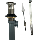 Delta RP38958SS pop-up drain assembly in brushed stainless steel finish for bathroom sink replacement - view 2