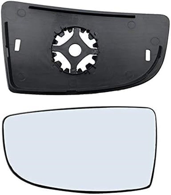 FIEIJ heated driver side lower mirror glass with mounting plate for Ford Transit 150 250 350 vans 2015 and newer