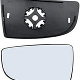 FIEIJ heated driver side lower mirror glass with mounting plate for Ford Transit 150 250 350 vans 2015 and newer