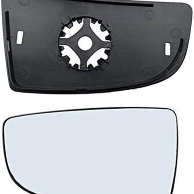 FIEIJ heated driver side lower mirror glass with mounting plate for Ford Transit 150 250 350 vans 2015 and newer