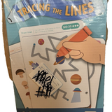 NeusWonder 2-pack kids activity books showing dot-to-dot and trace the line reusable dry-erase pages for ages 3+ - view 2