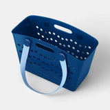 Sun Squad Blue Mini Tote Bag 15.75x13x5.5 - Structured Everyday Carryall — view 2 of 6