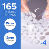 LitBear hydrocolloid pimple patches 165-count pack with salicylic acid and tea tree oil for acne spot treatment - view 5