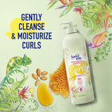 Two bottles of Suave Kids almond honey shampoo and detangling conditioner, each 16.5 oz, for curly hair - view 6