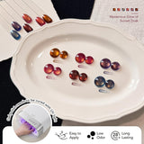 GAOY Glassy Cat Eye Gel Polish Set – 6 Twilight Glow Magnetic Colors — view 6 of 6