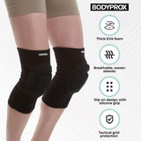 Bodyprox Thick Foam Anti-Slip Knee Pads – Support Brace, Size S/M – Open Box — view 3 of 7