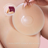 CAKES Body Adhesive-Free Silicone Nipple Covers – Honey, Large 5" — view 2 of 8