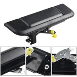 Genuine OEM Toyota rear tailgate latch handle part 69090-89102 for 1989-1995 Hilux Pickup, brushed finish - view 6