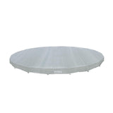 Intex 28041E gray round pool cover with rope tie for 18ft Ultra XTR frame above ground pool