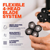 Freebird FlexSeries Pro Head Shaver Replacement Blades – 4 Rotary Refill — view 4 of 7